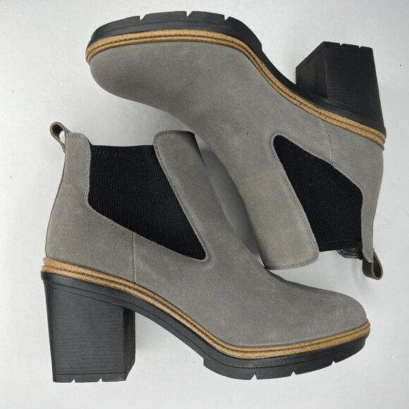 Dr. Scholl's First Class Padded Insole Suede Chelsea Ankle Boots Womens Size 9M - Picture 6 of 9